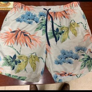 Tommy Bahama Floral Swim Trunks